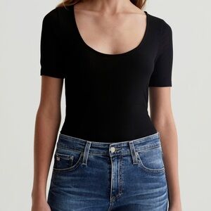 🔥NWT! AG Adriano Goldschmied! The Elevated Perfect T-shirt in Black! Sz is XL!